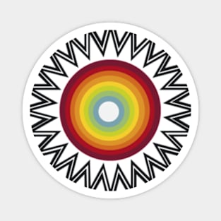 Rainbow Sun Magnet